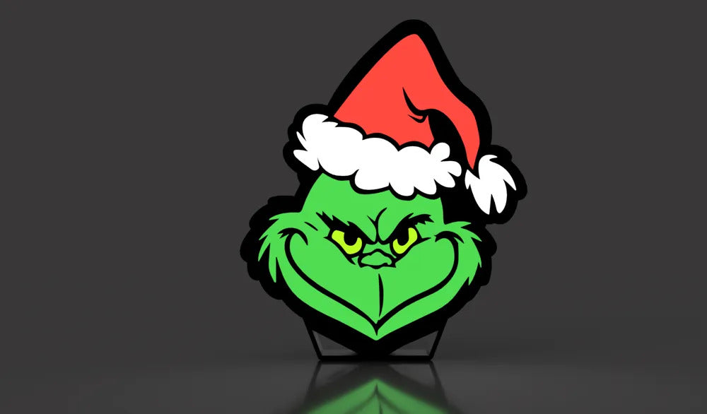 grinch light box